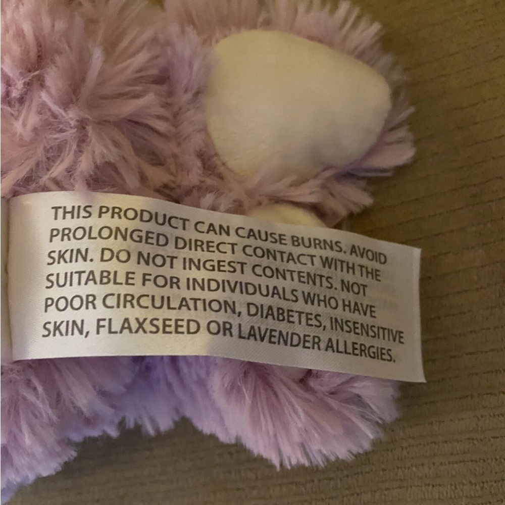 Warmies Purple Plush Hippo Toy - Picture 14 of 16